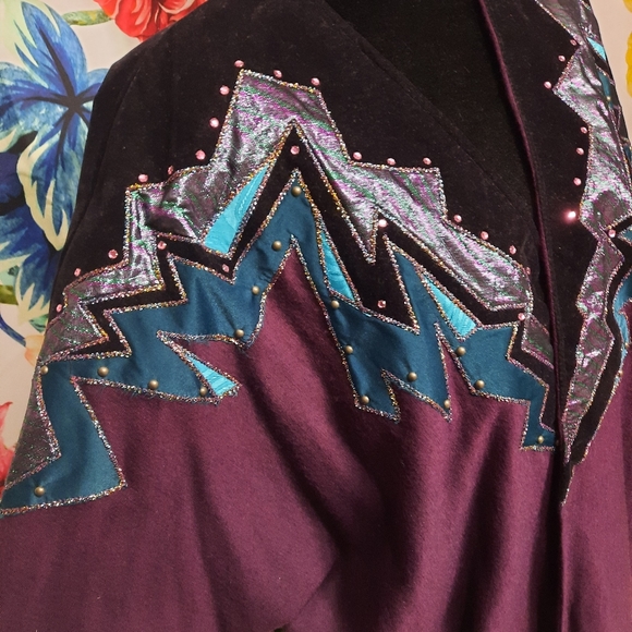 ~{Caché}~ Vintage 80's wool drop sleeve cardigan. - Picture 3 of 7